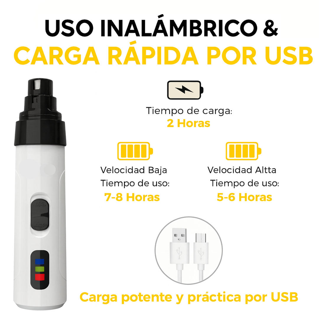 Pulidor de uñas para mascotas