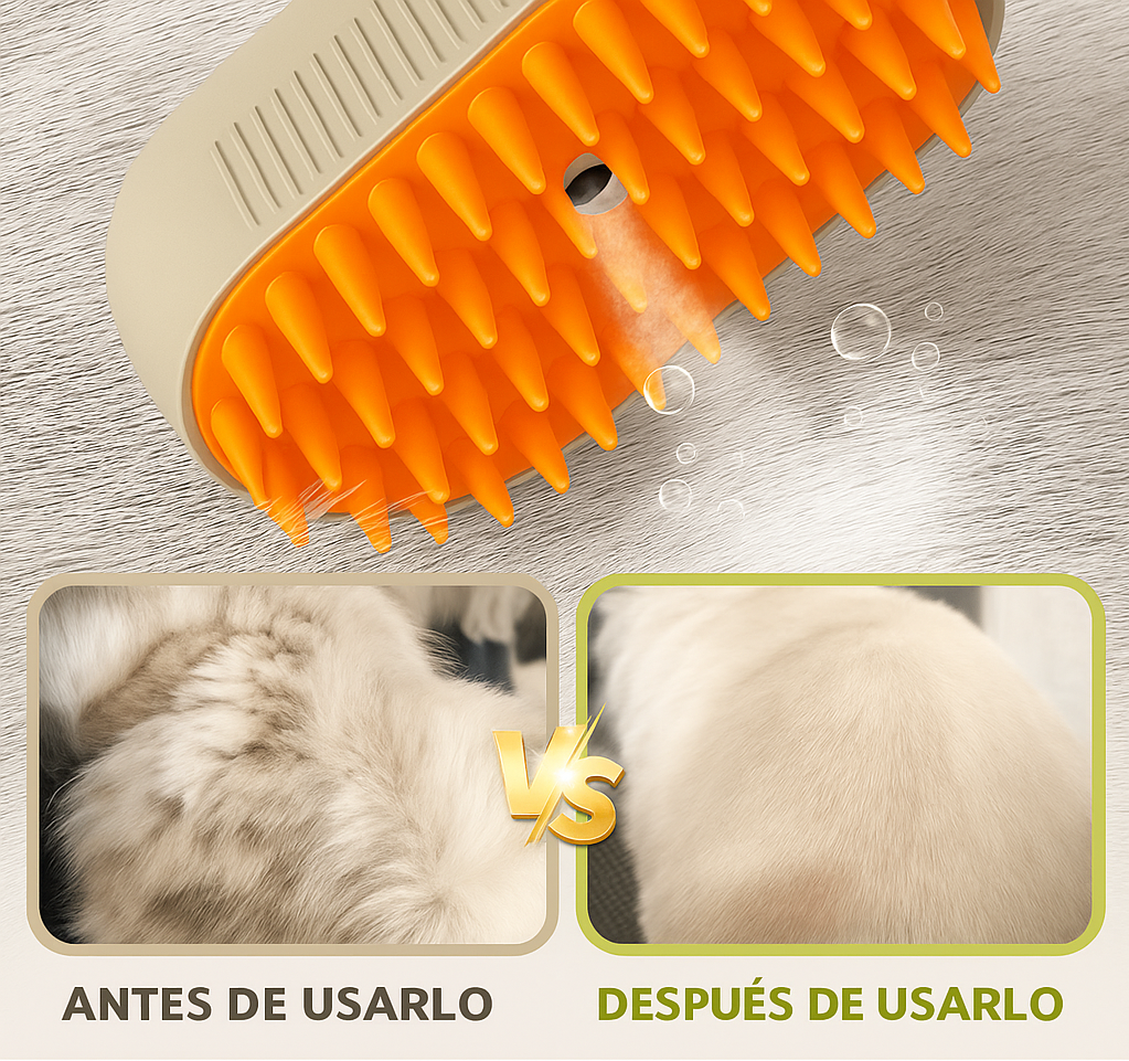 Cepillo a Vapor para Mascotas