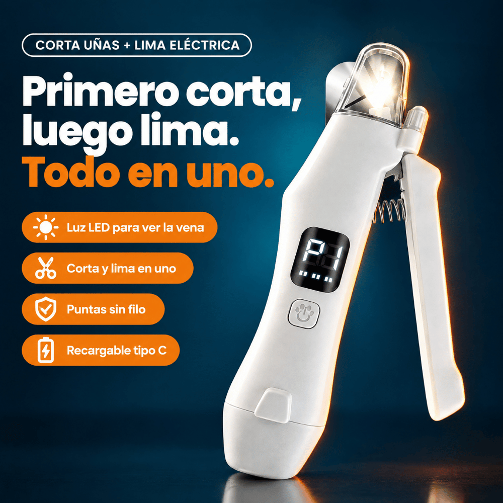 Corta Uñas + Lima Eléctrica