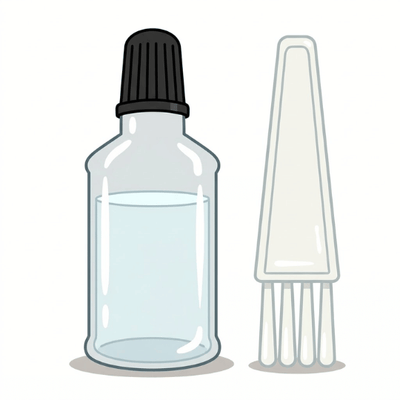 Kit de limpieza: cepillo + aceite